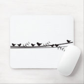 Vogels op Vine Muismat (Met muis)