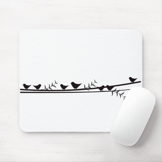 Vogels op Vine Muismat (Met muis)