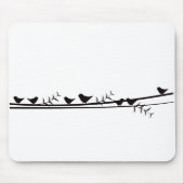 Vogels op Vine Muismat (Voorkant)