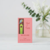 vogels op visitekaartjes (Staand voorkant)