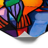 Vogels ornament poster (Hoek)