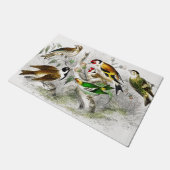 Vogels Oude Illustratie - Animals Art Deurmat (Schuin)