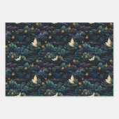 Vogels Over De Bomen Inpakpapier Vel (Voorkant 2)