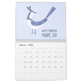 Vogels over de hele wereld Kunst Kalender (Feb 2026)