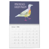 Vogels over de hele wereld Kunst Kalender (Jan 2026)