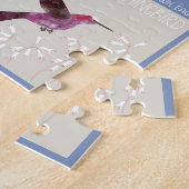 Vogels over de hele wereld Waterverf kunst Legpuzzel (Zijkant)