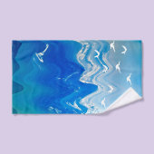 Vogels over de Zee Waves Bad Handdoek (Handdoek)