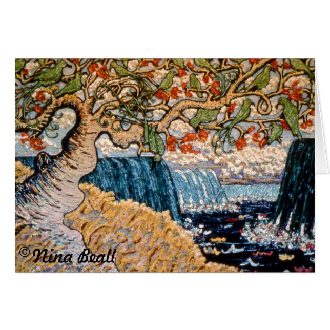 "Vogels over Niagara-Herfsten" van Nina Beall (Voorkant Horizontaal)