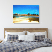 Vogels overal canvas afdruk (Insitu (Slaapkamer))