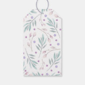 vogels paar schattig bos cadeaulabel (Achterkant)