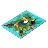 vogels, papegaaien notitieboek (Linkerzijde)