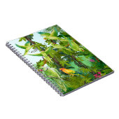 vogels, papegaaien notitieboek (Rechterzijde)