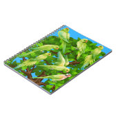 vogels, papegaaien notitieboek (Linkerzijde)