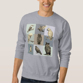 VOGELS, papegaaien, uil, duiven, kookaburra Trui