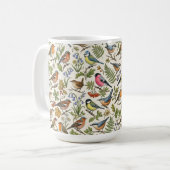Vogels Patroon Koffiemok (Voorkant links)
