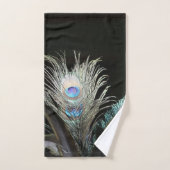 Vogels Peacock Feathers Bad Handdoek (Handdoek)