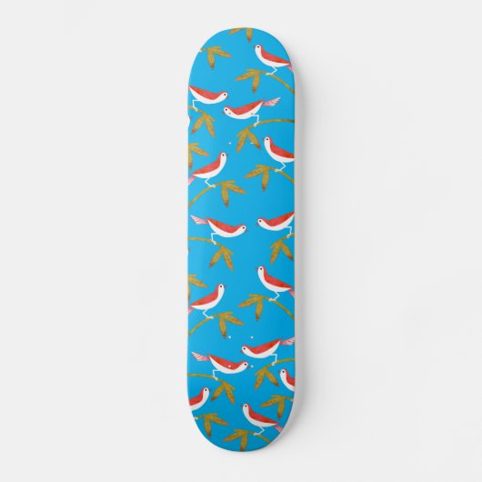 vogels persoonlijk skateboard (Voorkant)
