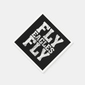 Vogels Philadelphia Team Fly Eagles Fly Philly Foo Servet (Hoek)