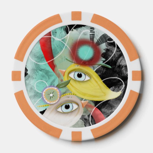 Vogels Pokerchips (Voorkant)