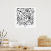 vogels poster (Keuken)