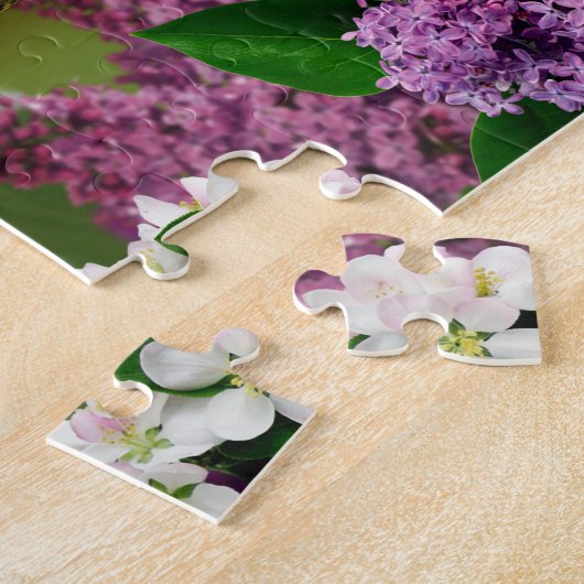 Vogels puzzel natuur kinder cadeaudieren legpuzzel (Zijkant)