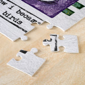 Vogels puzzle - grappig geobsedeerd door vogels legpuzzel (Zijkant)