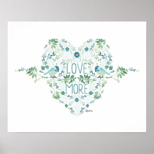 Vogels Quote Art Print (Voorkant)