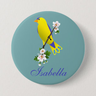 vogels ronde button 7,6 cm