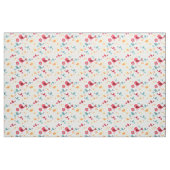 vogels - roze, blauw, geel stof (Fat Quarter)