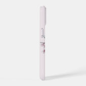 Vogels & Roze Bloemen in Waterverf iPhone 15 Case (Rechterkant)