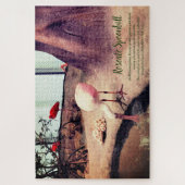 Vogels Rozeate Spoonbill Legpuzzel (Verticaal)