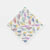Vogels samen Dieren Napkins Servet (Hoek)