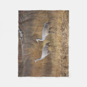 Vogels Sandhill Cranes Wildlife Fleece Blanket Deken (Voorkant)