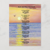 VOGELS, SCHEPEN EN KLEUTEN BRIEFKAART (Voorkant)