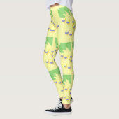 vogels schilderen kunst leggings (Links)