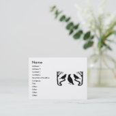 Vogels Silhouet Visitekaartjes (Staand voorkant)