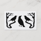 Vogels Silhouet Visitekaartjes (Achterkant)