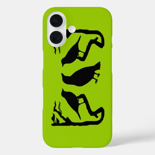 Vogels Silhouette iPhone Case (Achterkant)