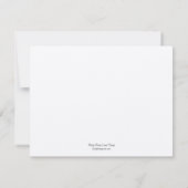 Vogels Silhouettes Wedding Reception Kaarten - Roo (Achterkant)