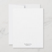 Vogels Silhouettes Wedding RSVP-kaarten - Turquois RSVP Kaartje (Achterkant)