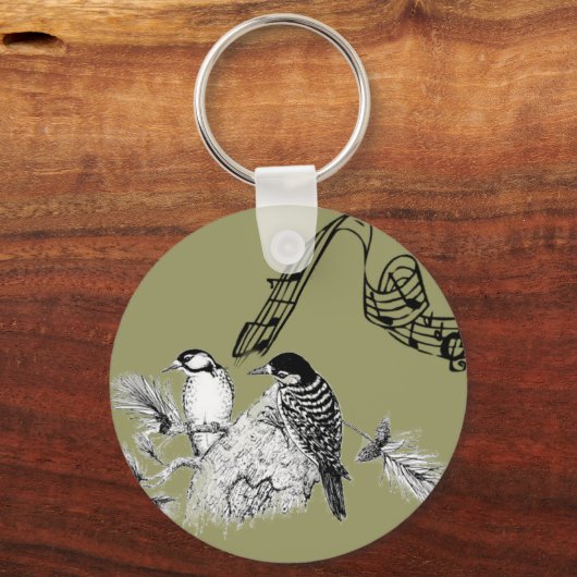  vogels sleutelhanger (Voorkant)