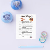 Vogels spelen waarheid of herten Thanksgiving Flyer (Enkel)