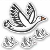 vogels sticker (Voorkant)