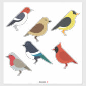 vogels sticker (Vel)