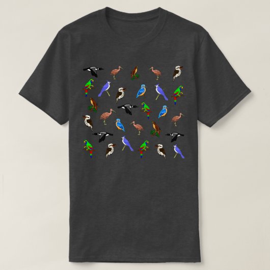 vogels t-shirt (Design voorkant)