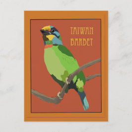 Vogels -- Taiwan Baardvogel Briefkaart