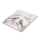 vogels tegeltje (Zijkant)