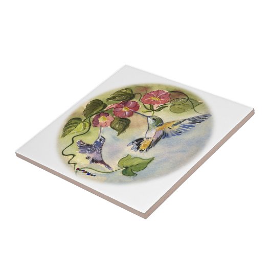 Vogels Tegeltje (Zijkant)