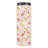 vogels thermosbeker (Achterkant)