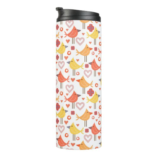 vogels thermosbeker (Geroteerd rechts)